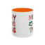 Christmas Mug - Merry Christmas Red Green & Gold Decorative Text