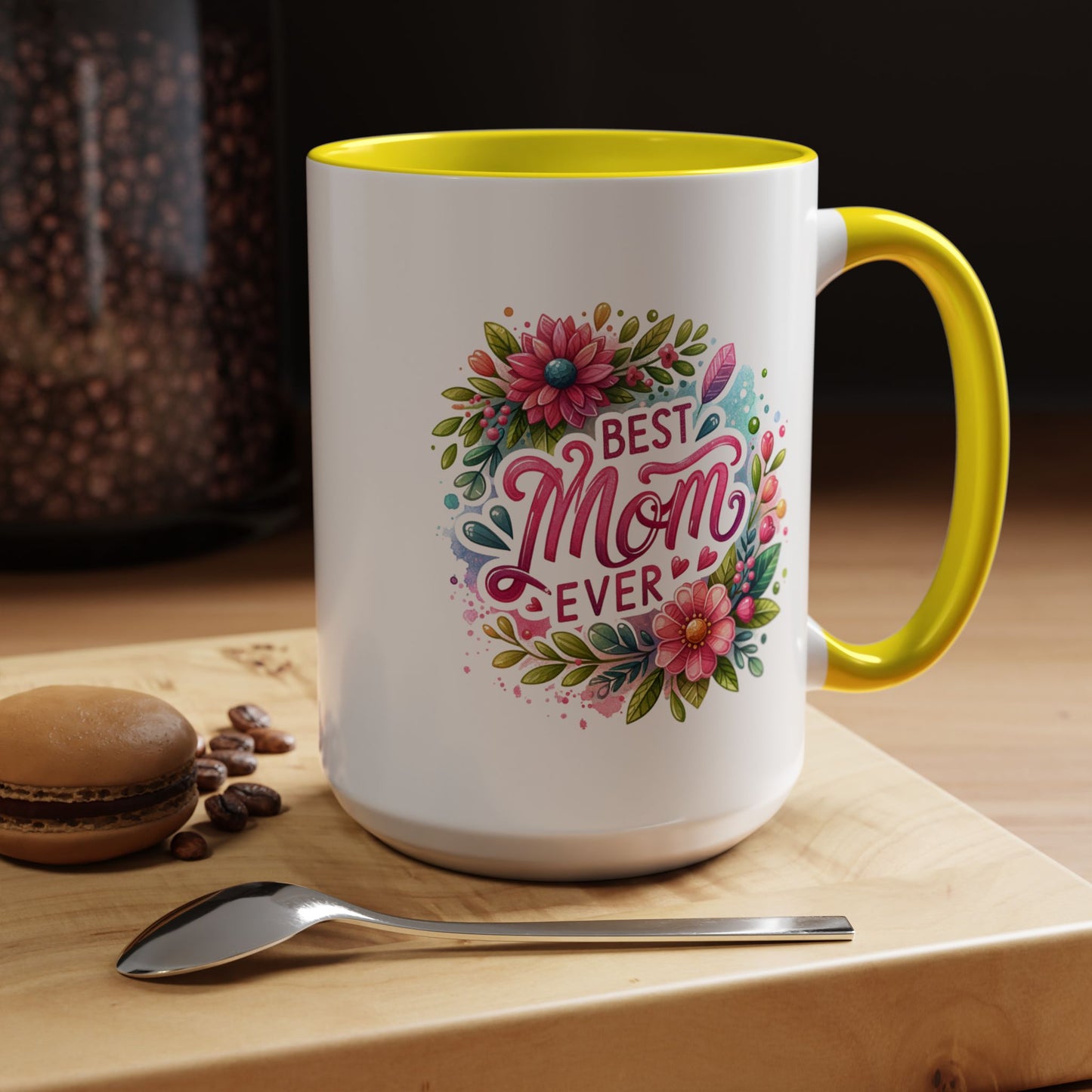 Mother's Day Mug - Best Mom Ever Floral