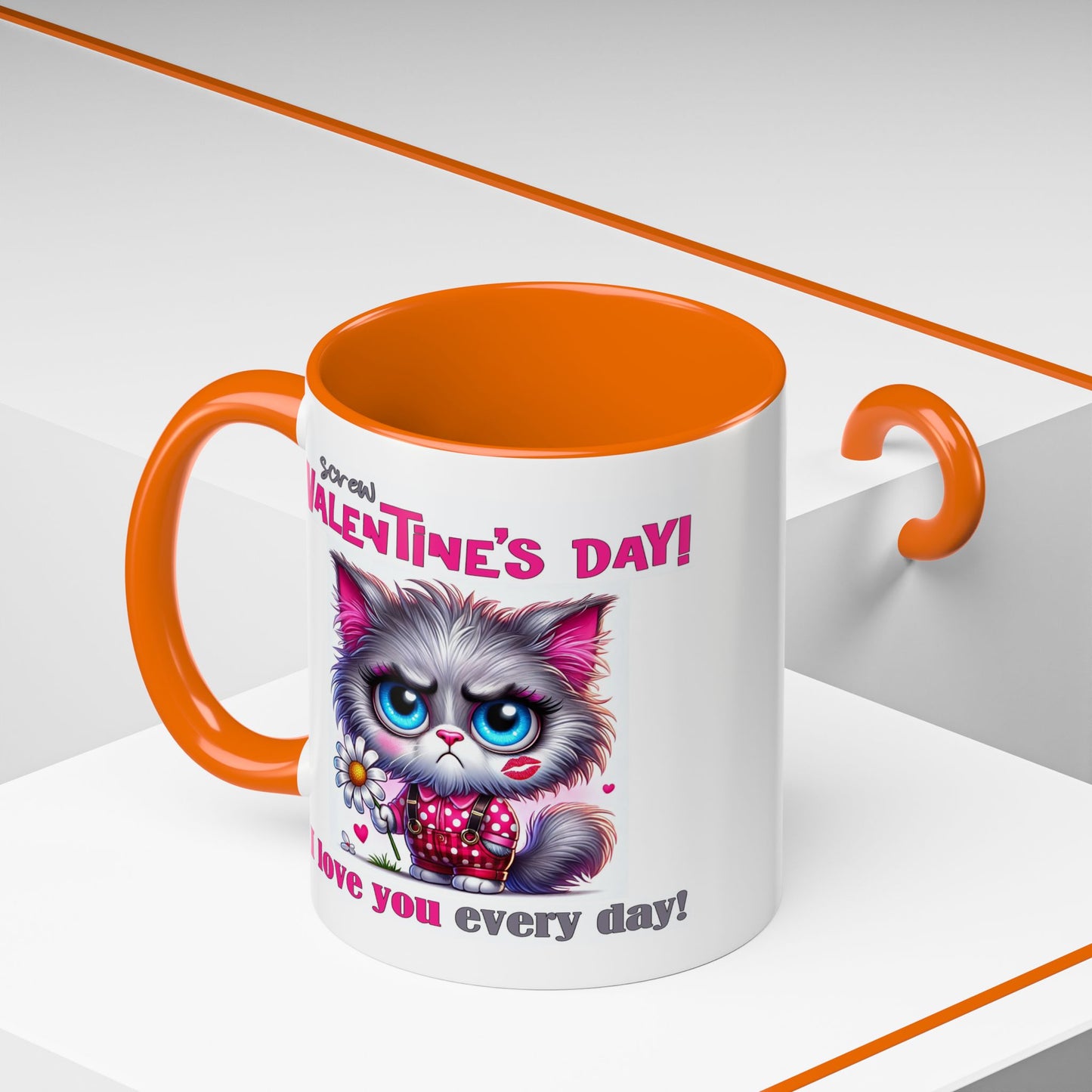Animal Mug - Screw Valentine's Day