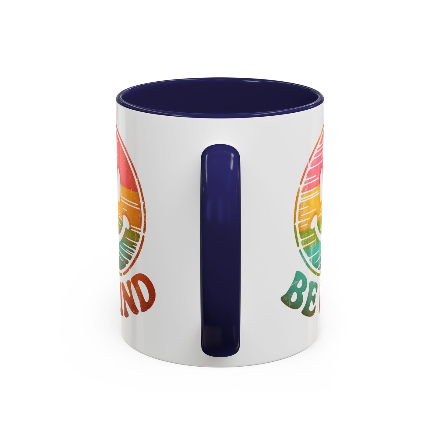 Motivation Mug - Retro Smiley Face Be Kind