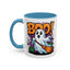 Halloween Mug - Boo! Flying Ghost With Broom