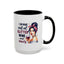 Humor Mug - I'm Made Out of Glitter Wine and Anxiety