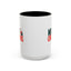 Christmas Mug - Merry Christmas Green & Red Text Santa Bag