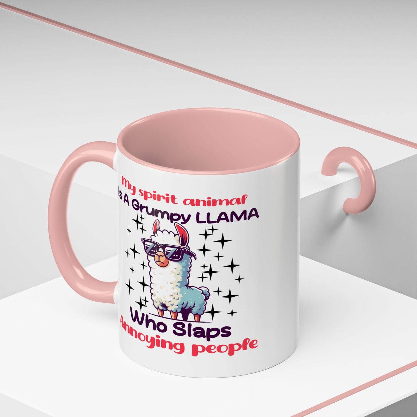 Humor Mug - My Spirit Animal is a Grumpy Llama