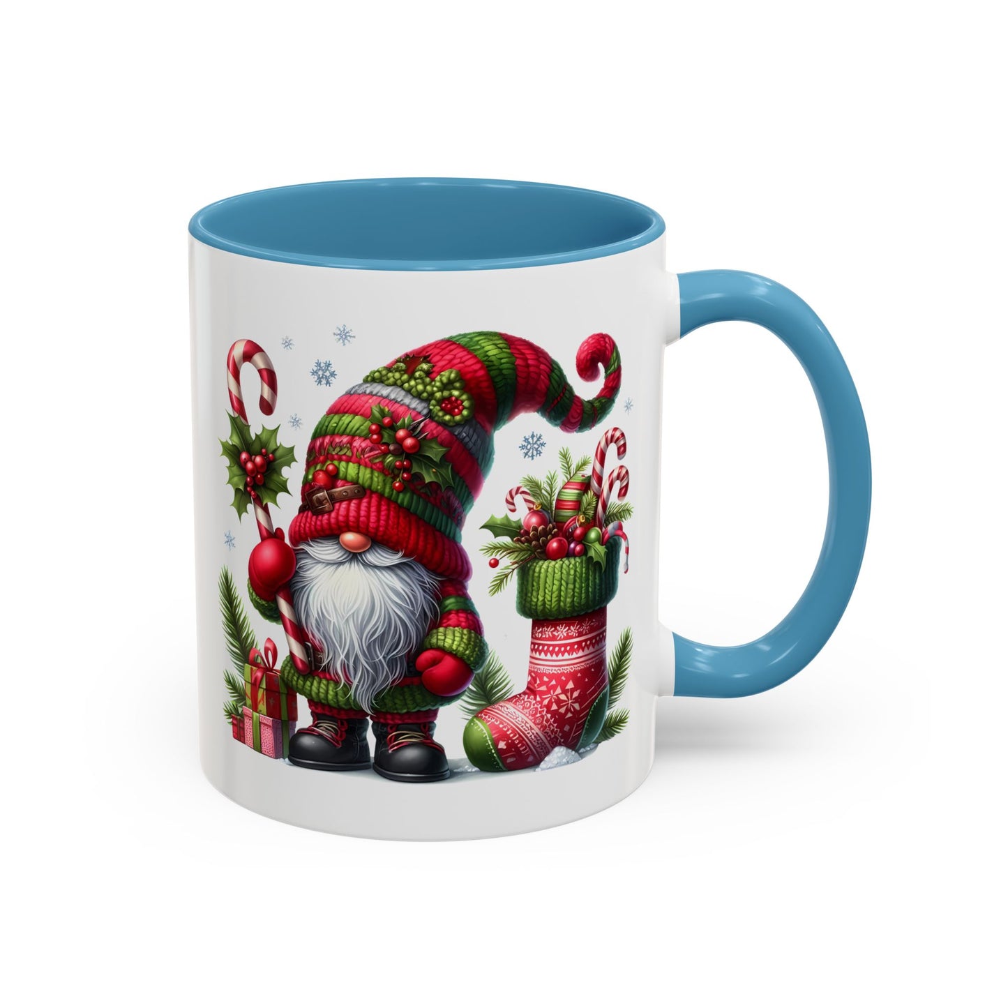 Christmas Mug - Gnome and Christmas Stocking