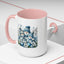 Christmas Mug - Blue Snowman Family