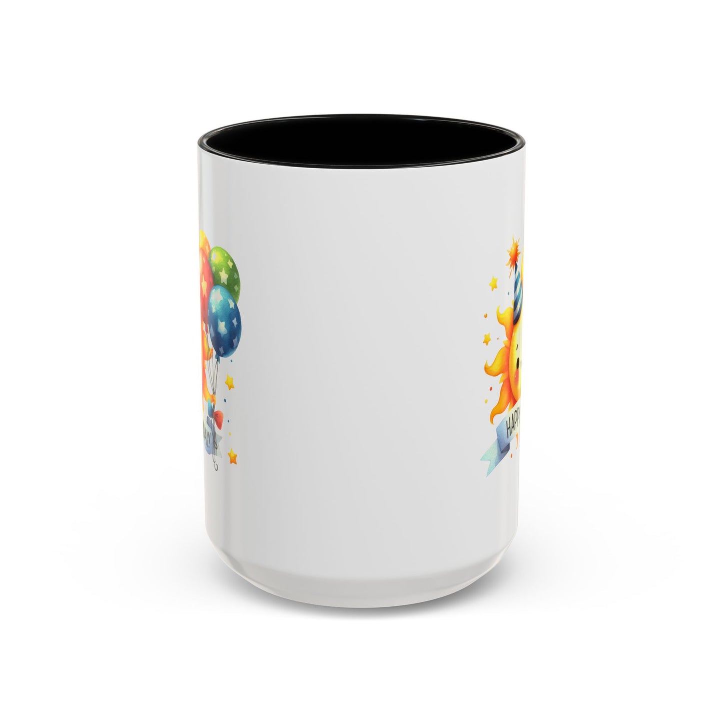 Birthday Mug - Happy Birthday Sun & Balloons