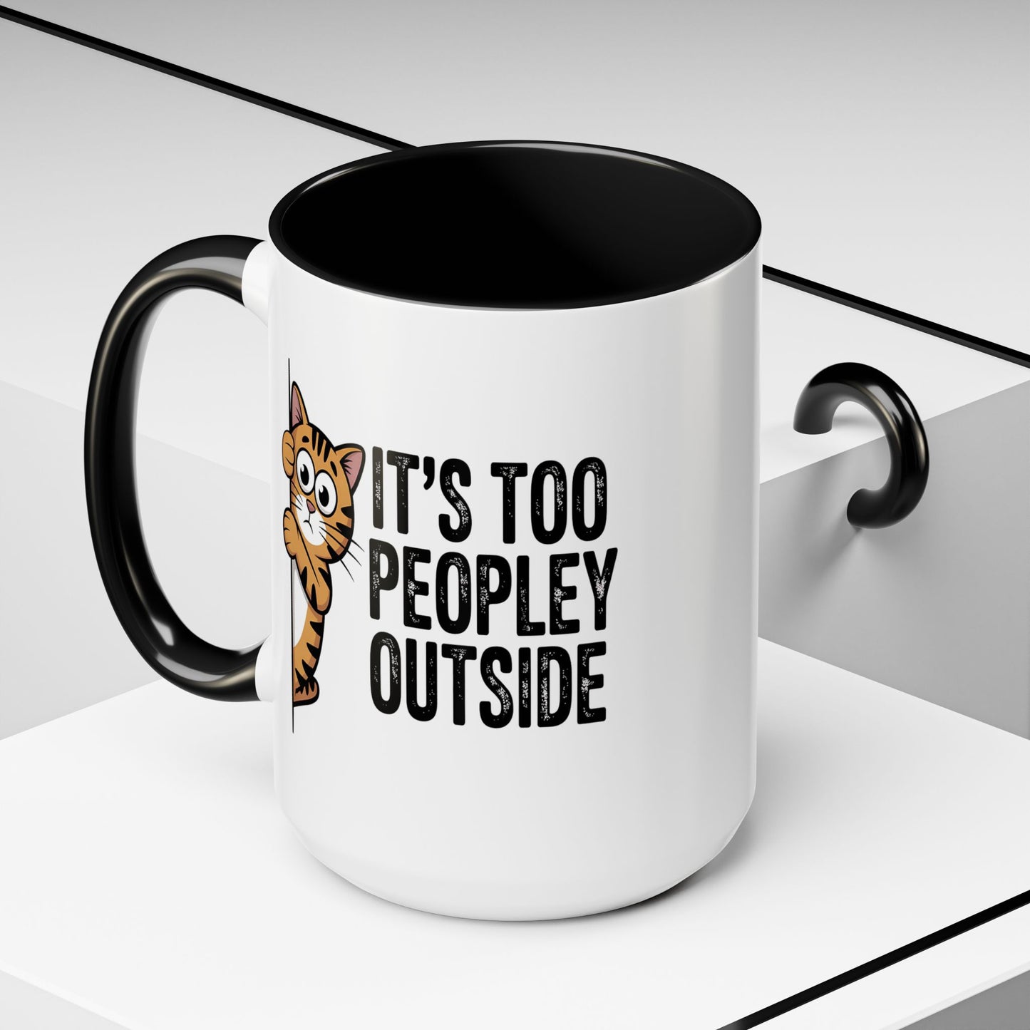 Animal Mug - It's Too Peopley Outside