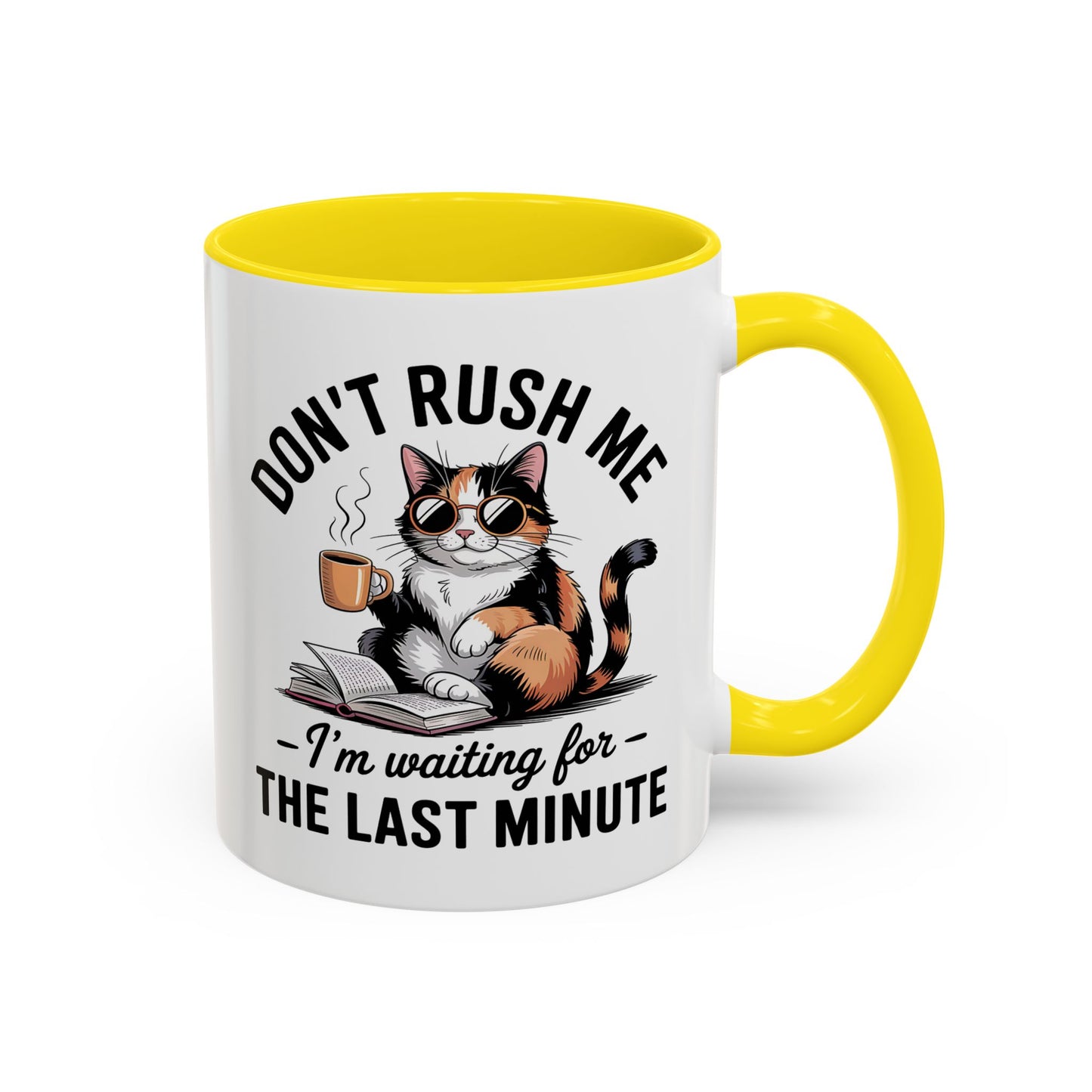 Humor Mug - Don't Rush Me Cat
