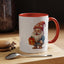 Christmas Mug - Old Gnome with Present