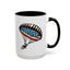4th of July Mug - Airborne Soldier Parachute Flag
