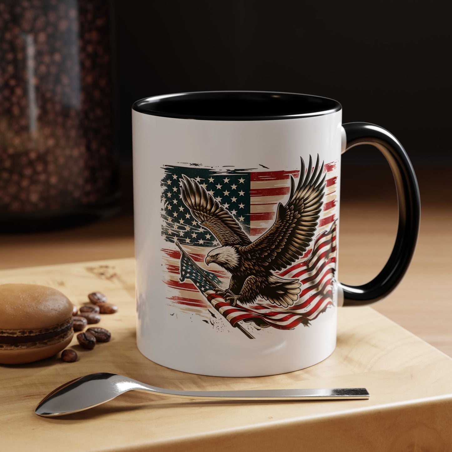 4th of July Mug - American Bald Eagle Flag 9