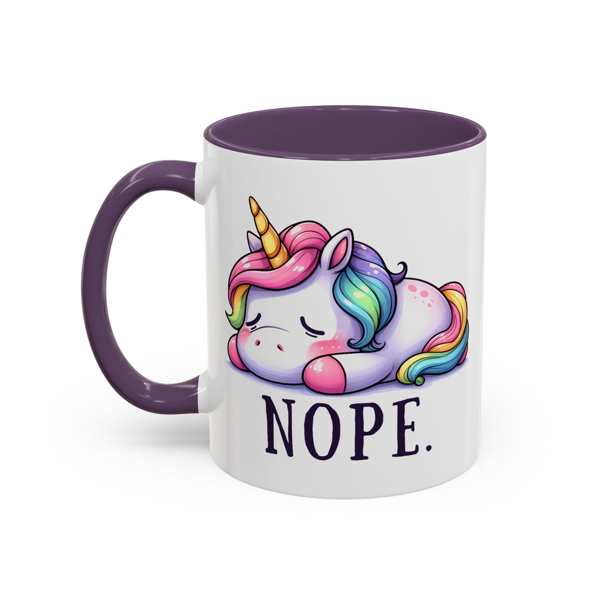 Humor Mug - Nope Unicorn