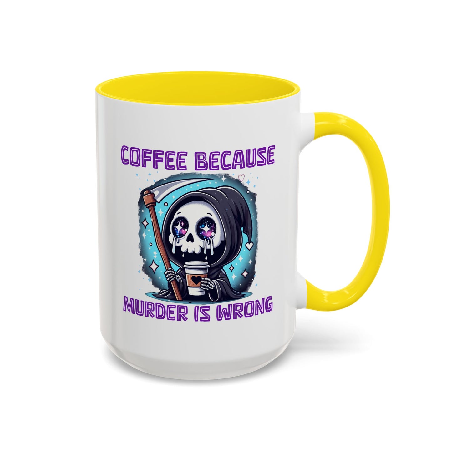 Humor Mug - Coffee Because Murder is Wrong