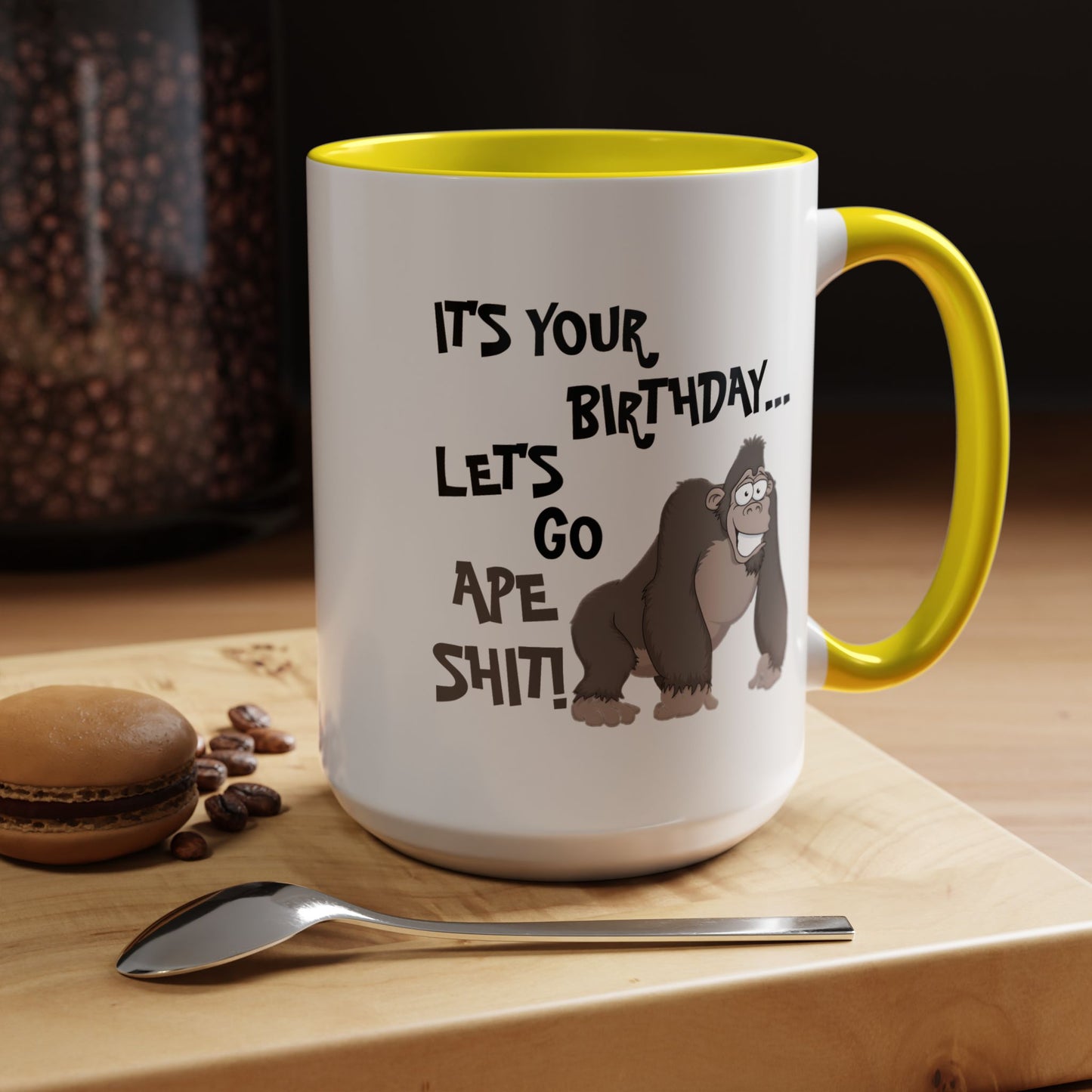 Birthday Mug - Let's Go Ape Shit