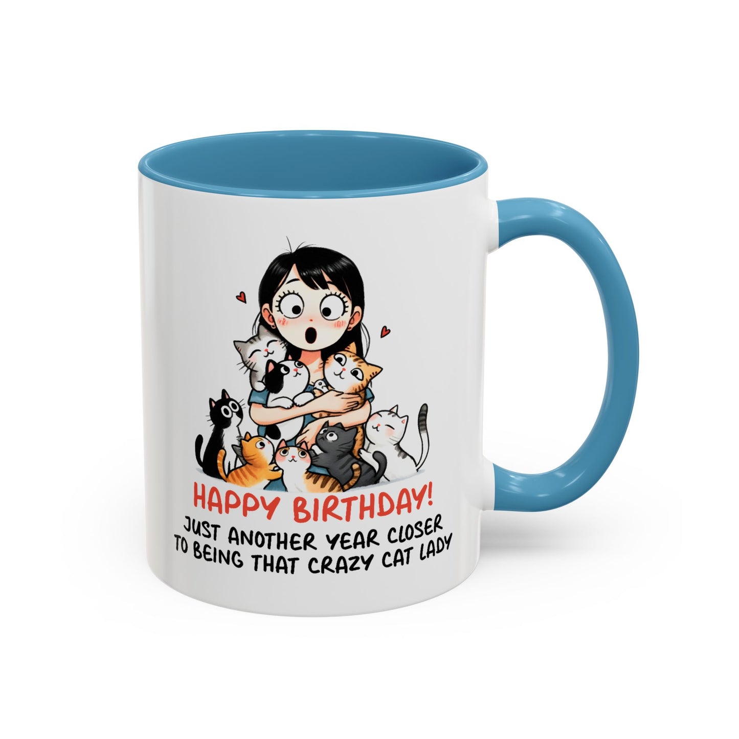 Birthday Mug - Crazy Cat Lady