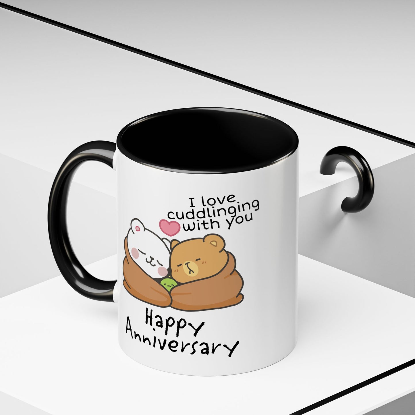 Anniversary Mug - I Love Cuddling With You