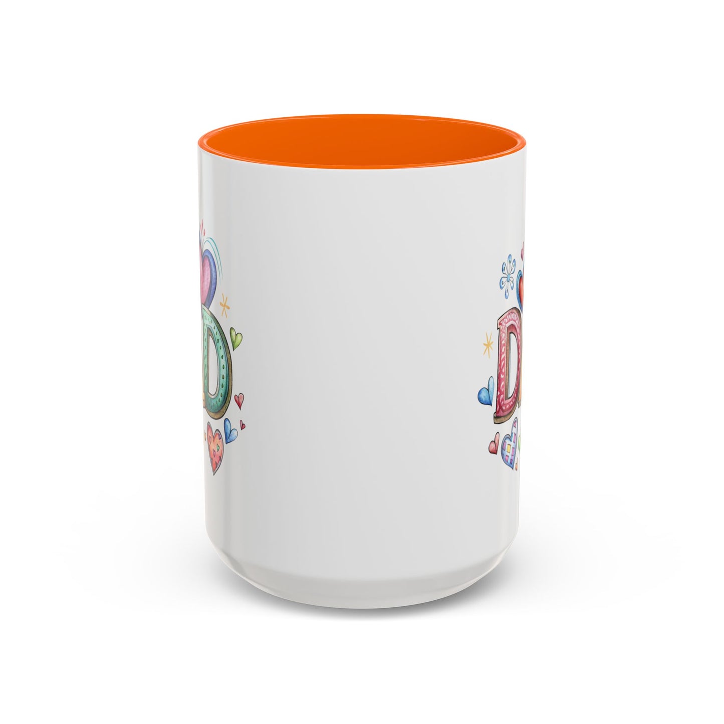Father's Day Mug - Dad Hearts