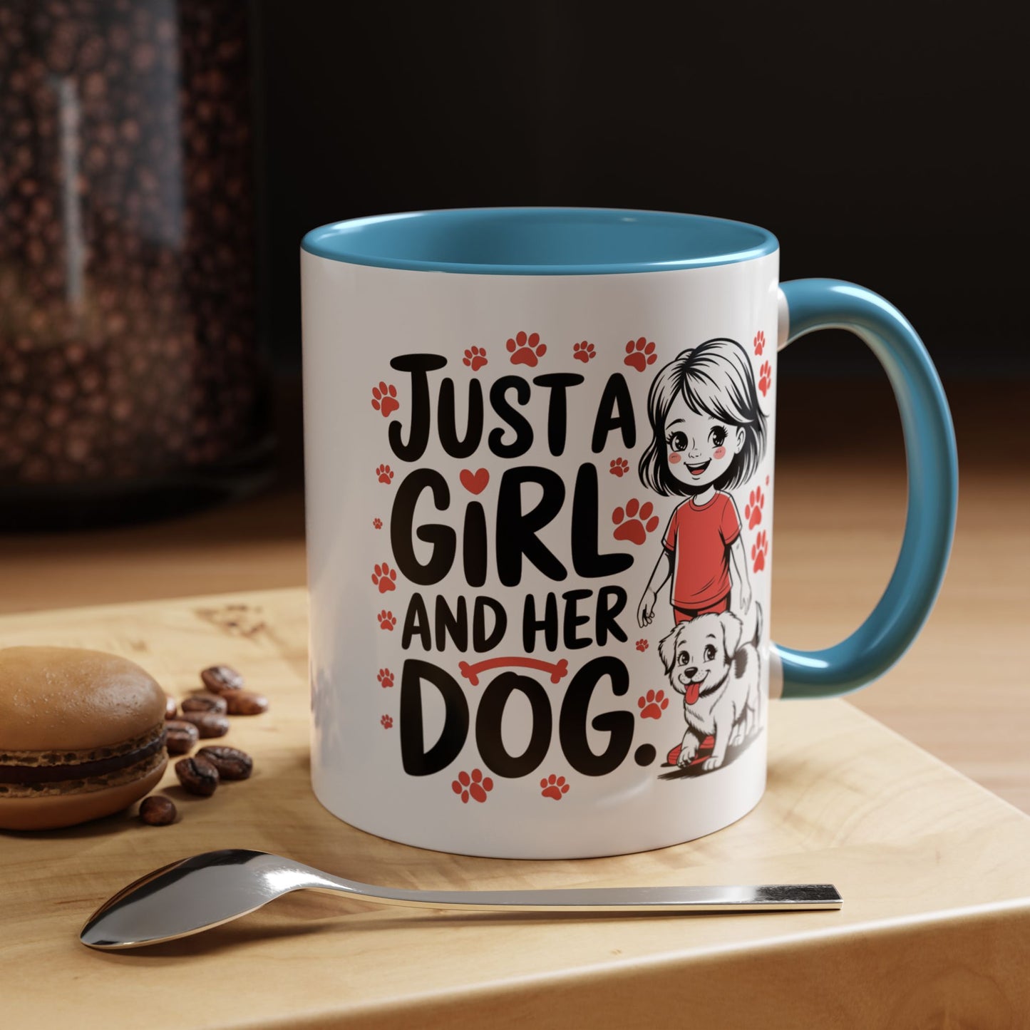 Animal Mug - Just a Girl and Her Dog