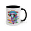 Alien Mug - Multicoloured Cow