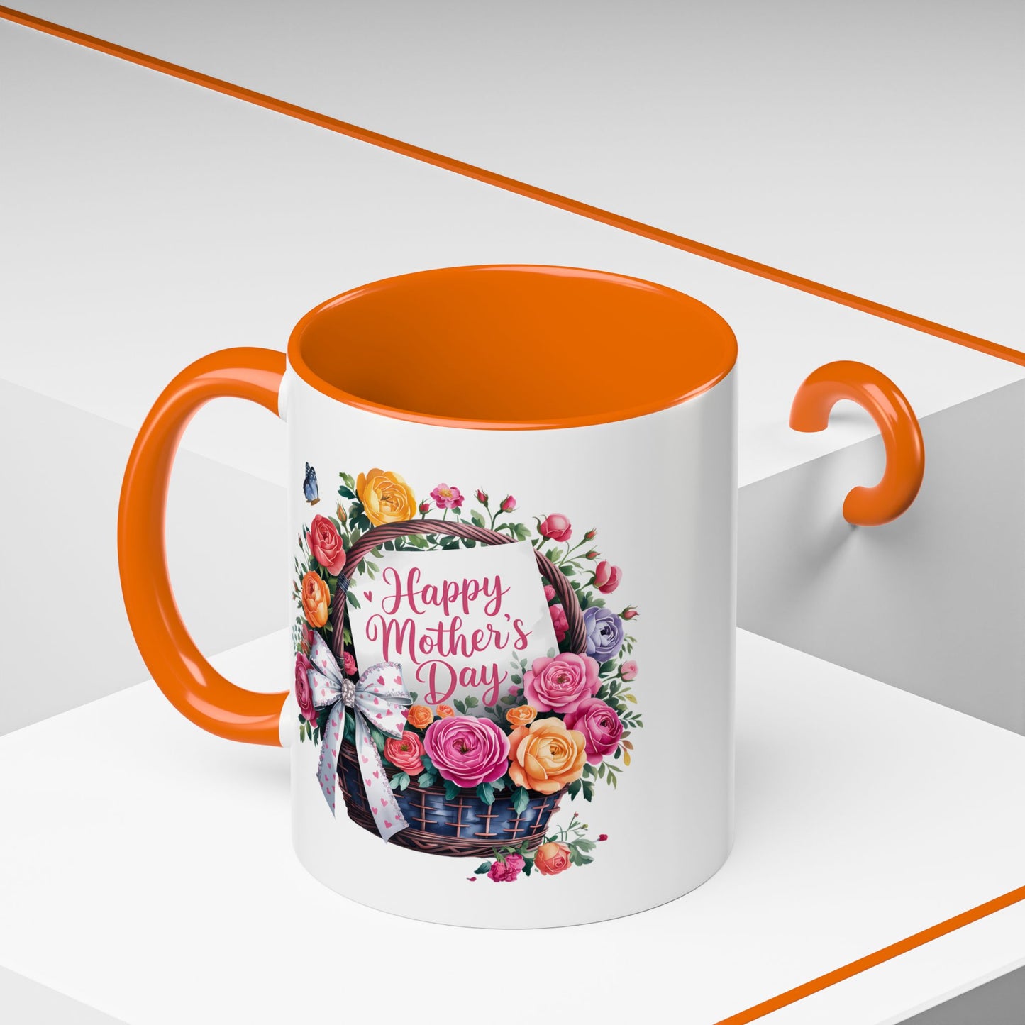 Mother's Day Mug - Happy Mother's Bouquet