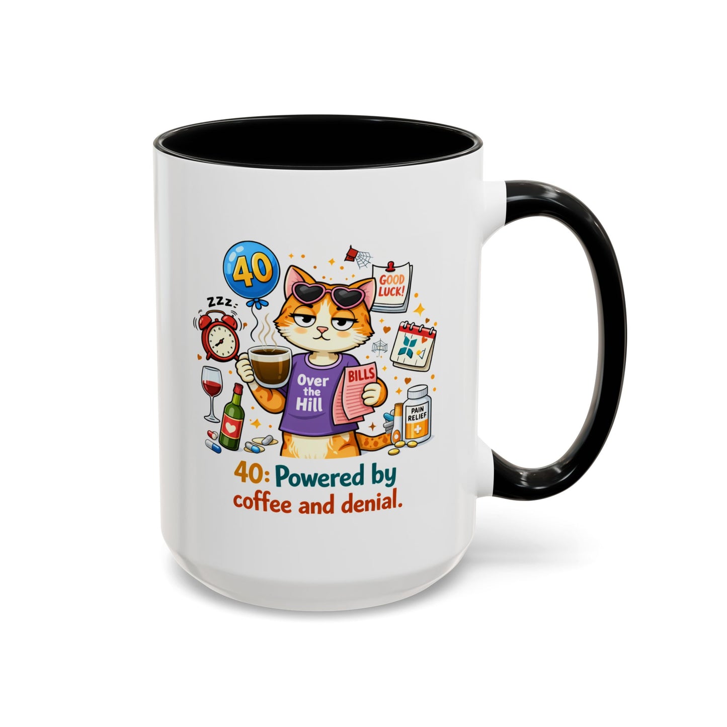 Birthday Mug - 40 Powered By