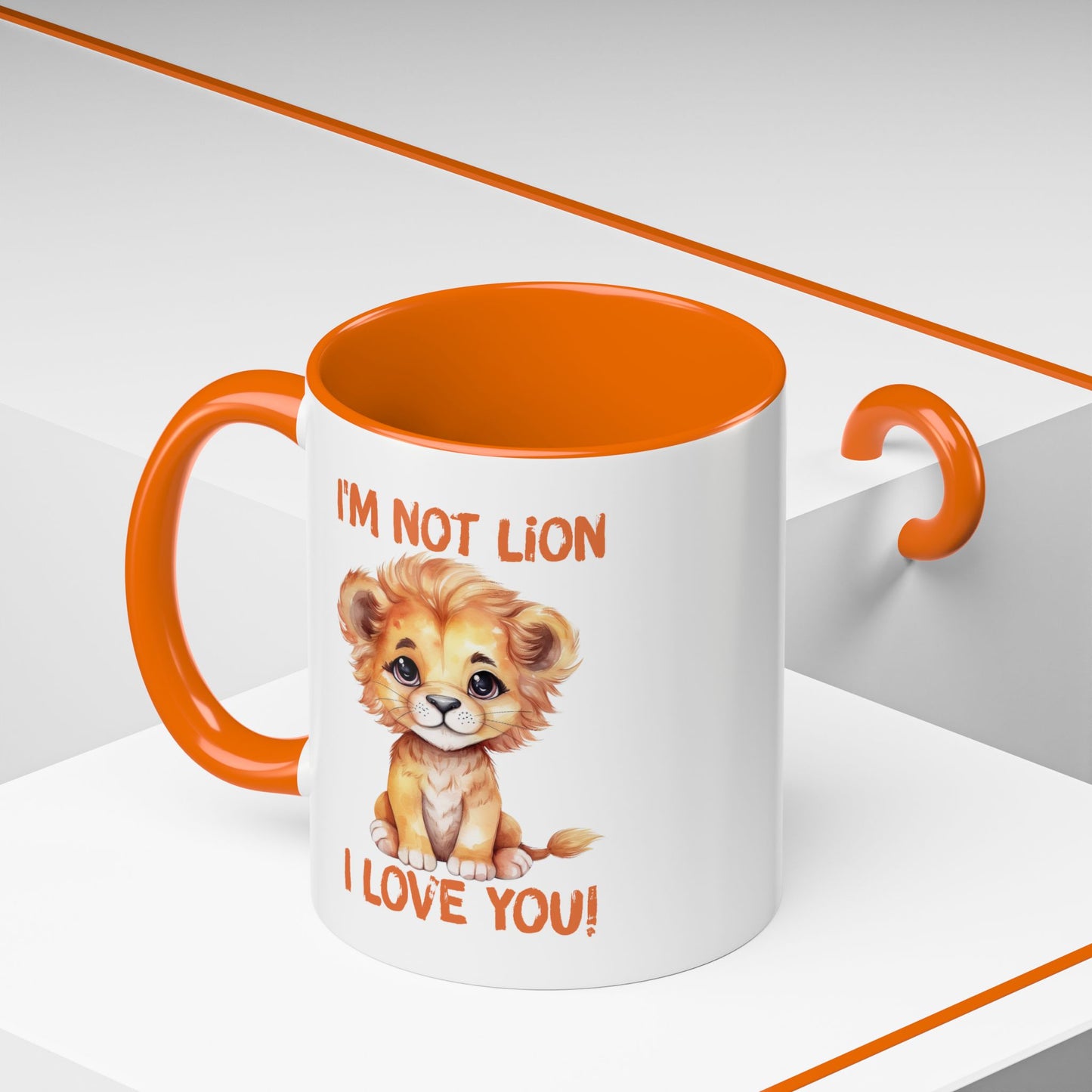 Valentine's Day Mug - I'm Not Lion I Love You