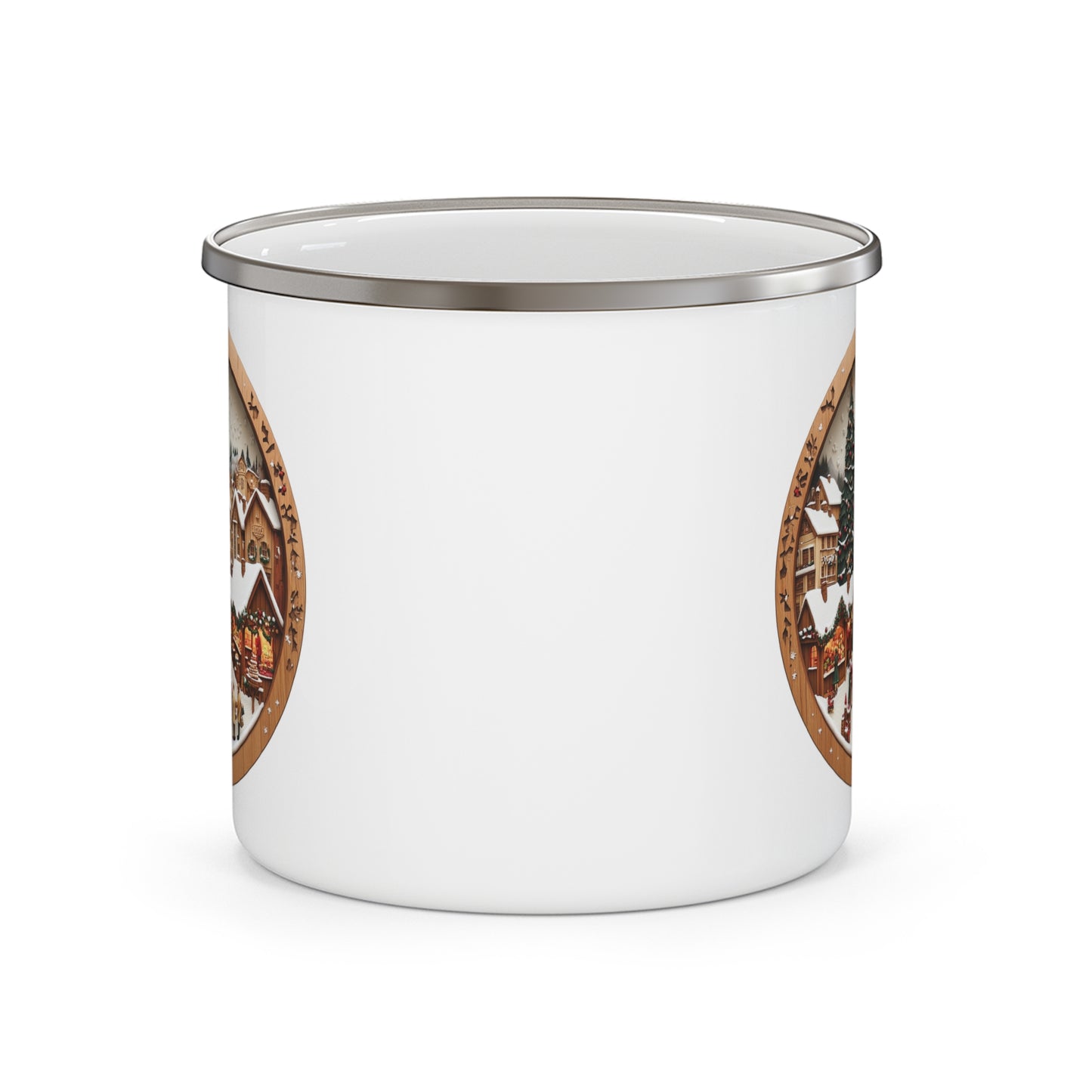 Christmas Mug - Christmas Village Plaque