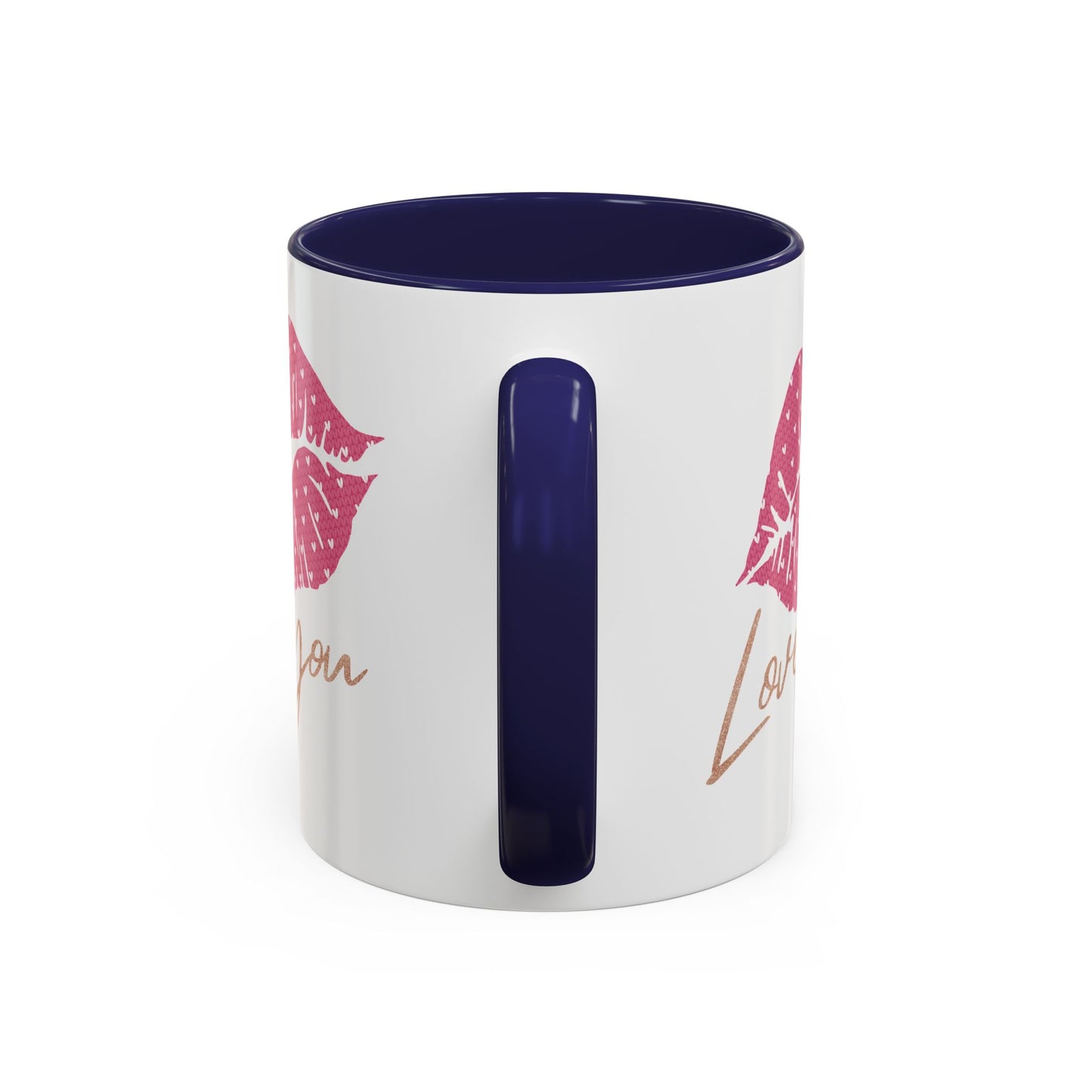 Valentine's Day Mug - Love You Lips Kiss