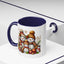 Christmas Mug - Gold Snowman Family