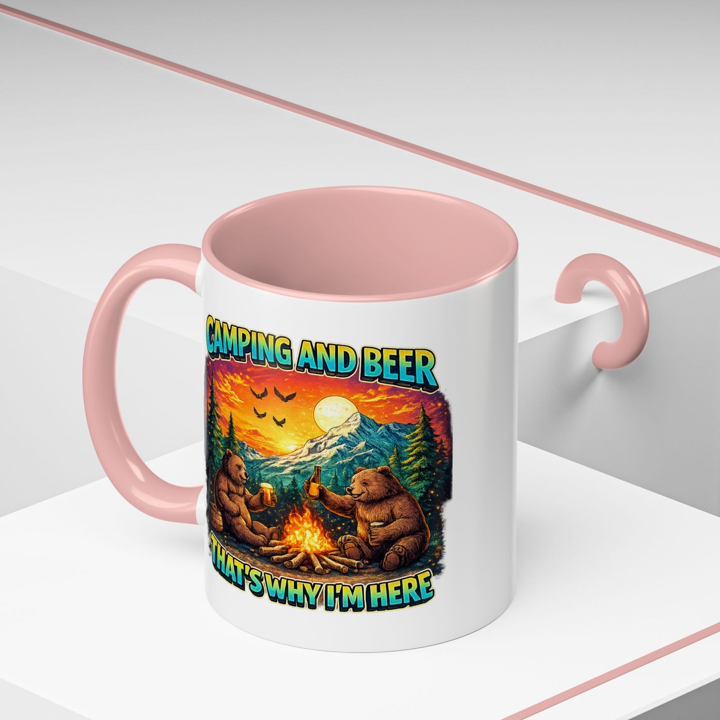 Humor Mug - Camping and Beer