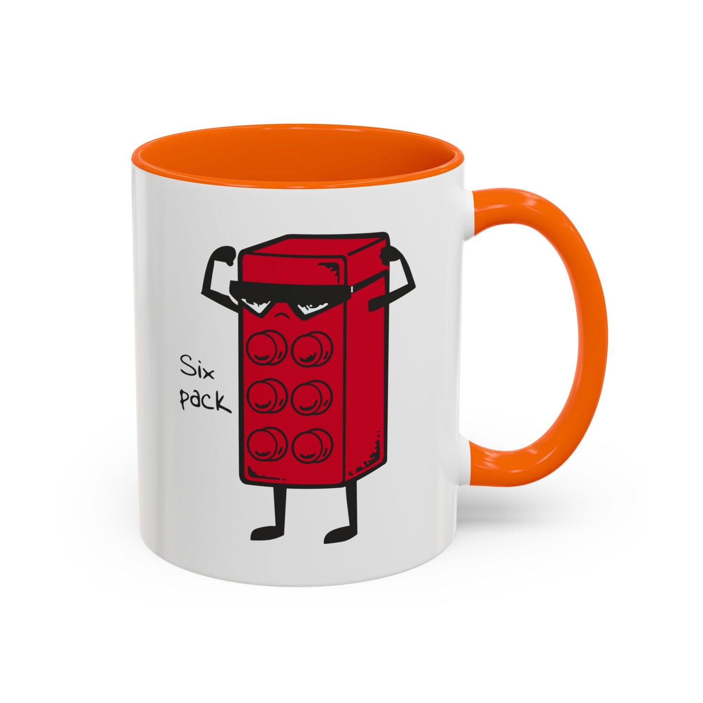 Humor Mug - Six Pack Lego Block