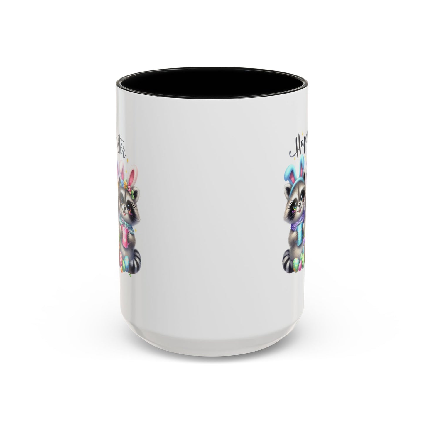 Easter Mug - Happy Easter Racoons