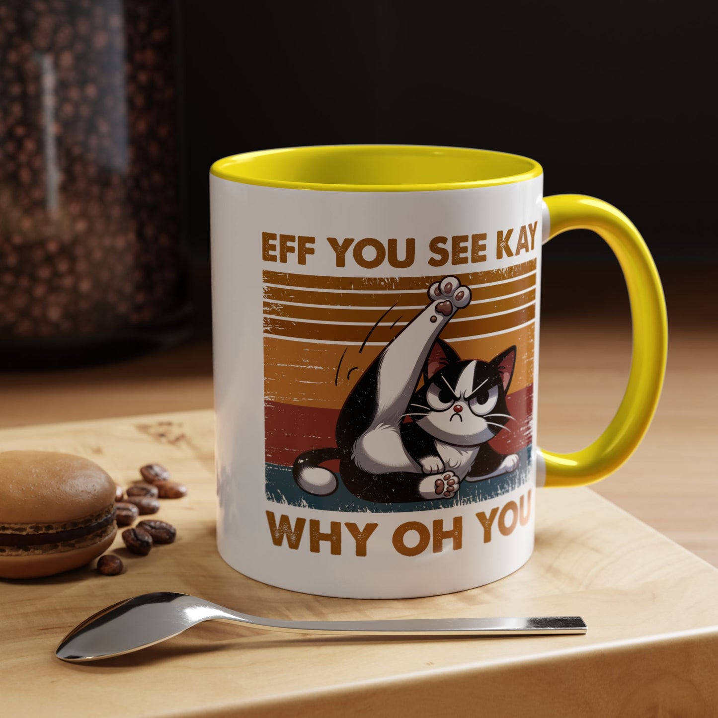 Adult Mug - Eff You See Kay Why Oh You Cat