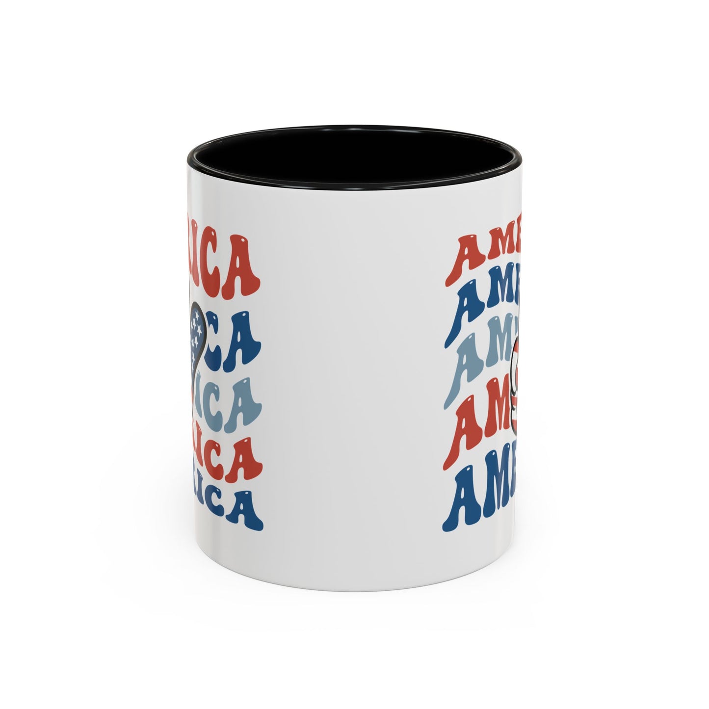4th of July Mug - America peace Sign