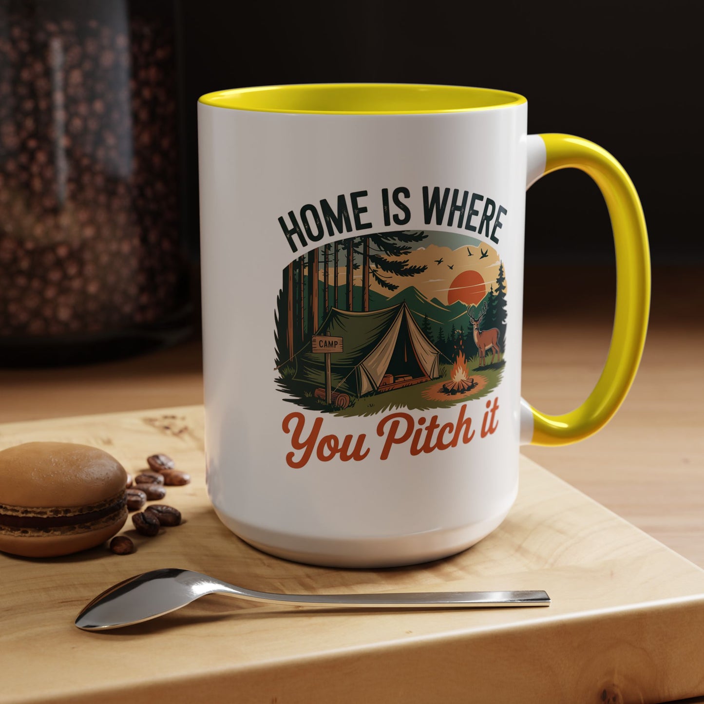 Adventure Mug - Home Is Where You Pitch It