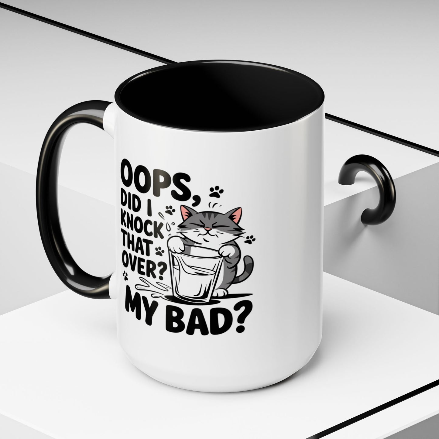 Animal Mug - Oops, Did I Knock That Over