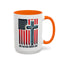 Religious Mug - One Nation Flag Cross