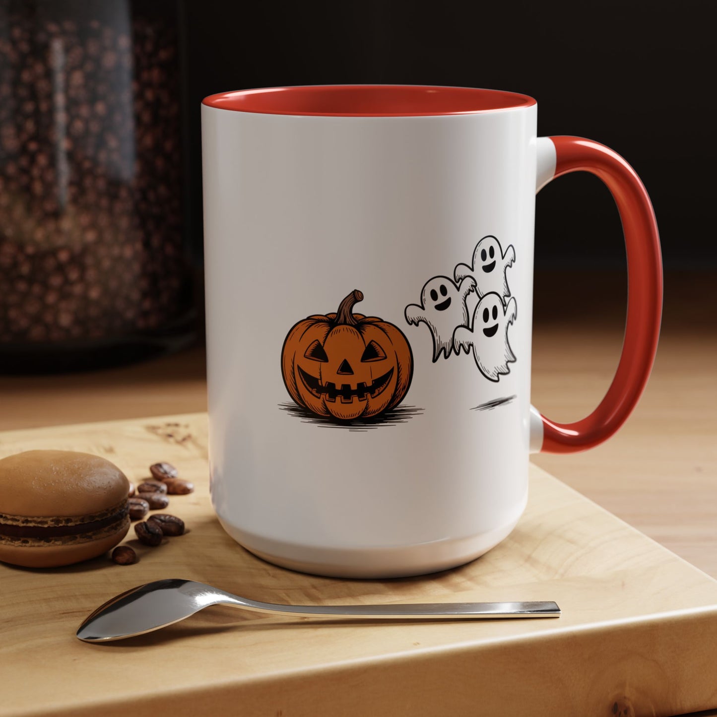 Halloween Mug - Pumpkin & Ghosts