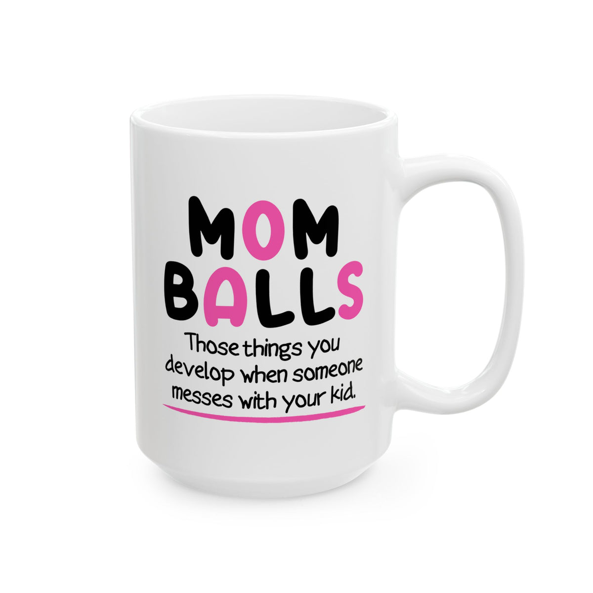 Humor Mug - Mom Balls Those Things You Develop