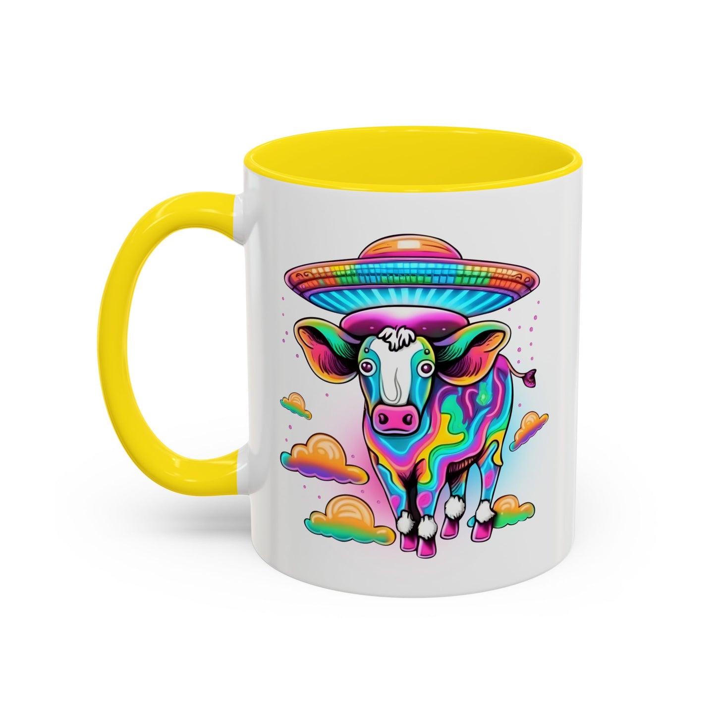 Alien Mug - Multicoloured Cow