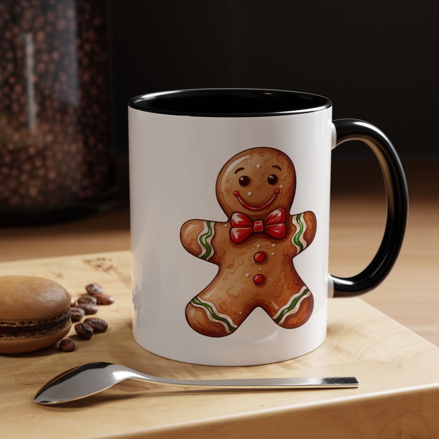 Christmas Mug - Smiling Gingerbread Man