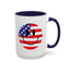 4th of July Mug - America Smiley Face