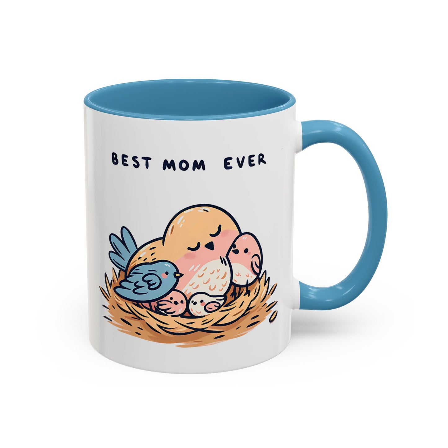 Mother's Day Mug - Best Mom Ever Birds