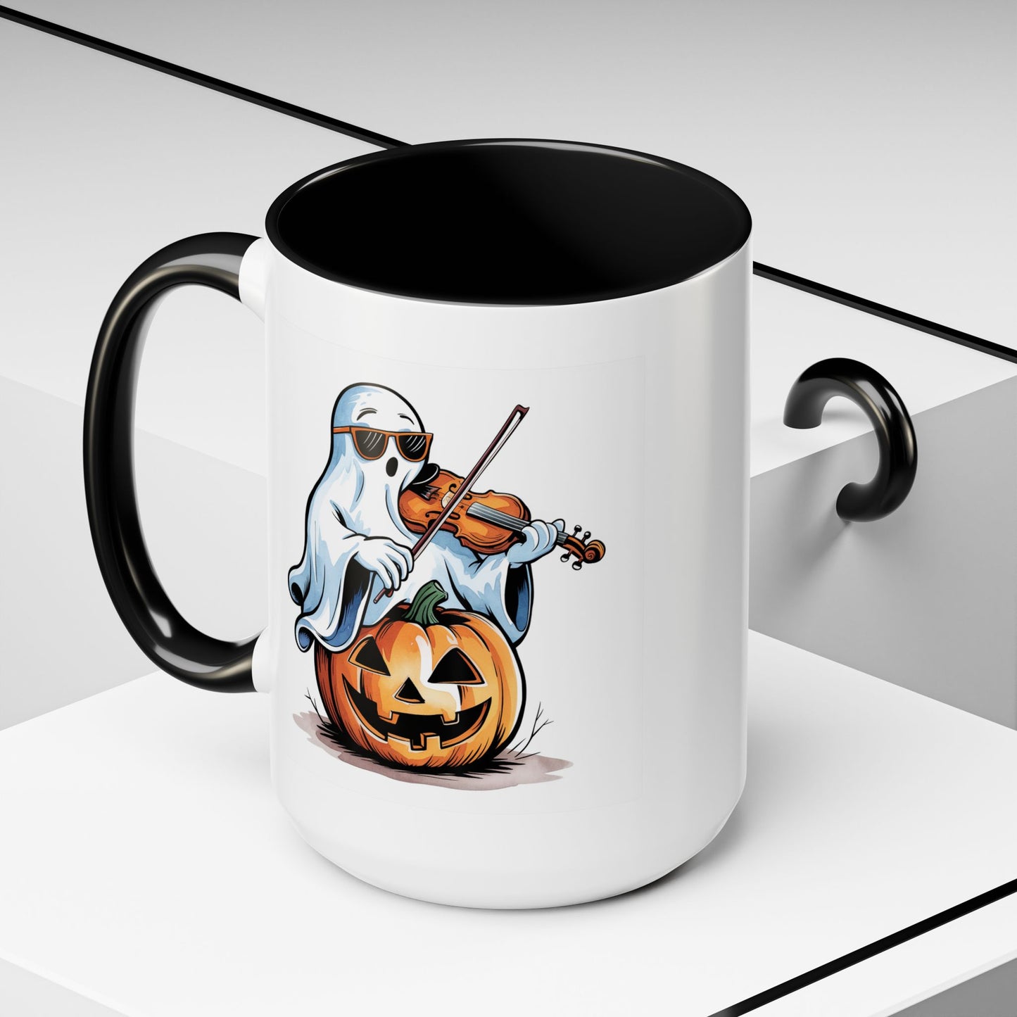 Halloween Mug - Violin Playing Ghost