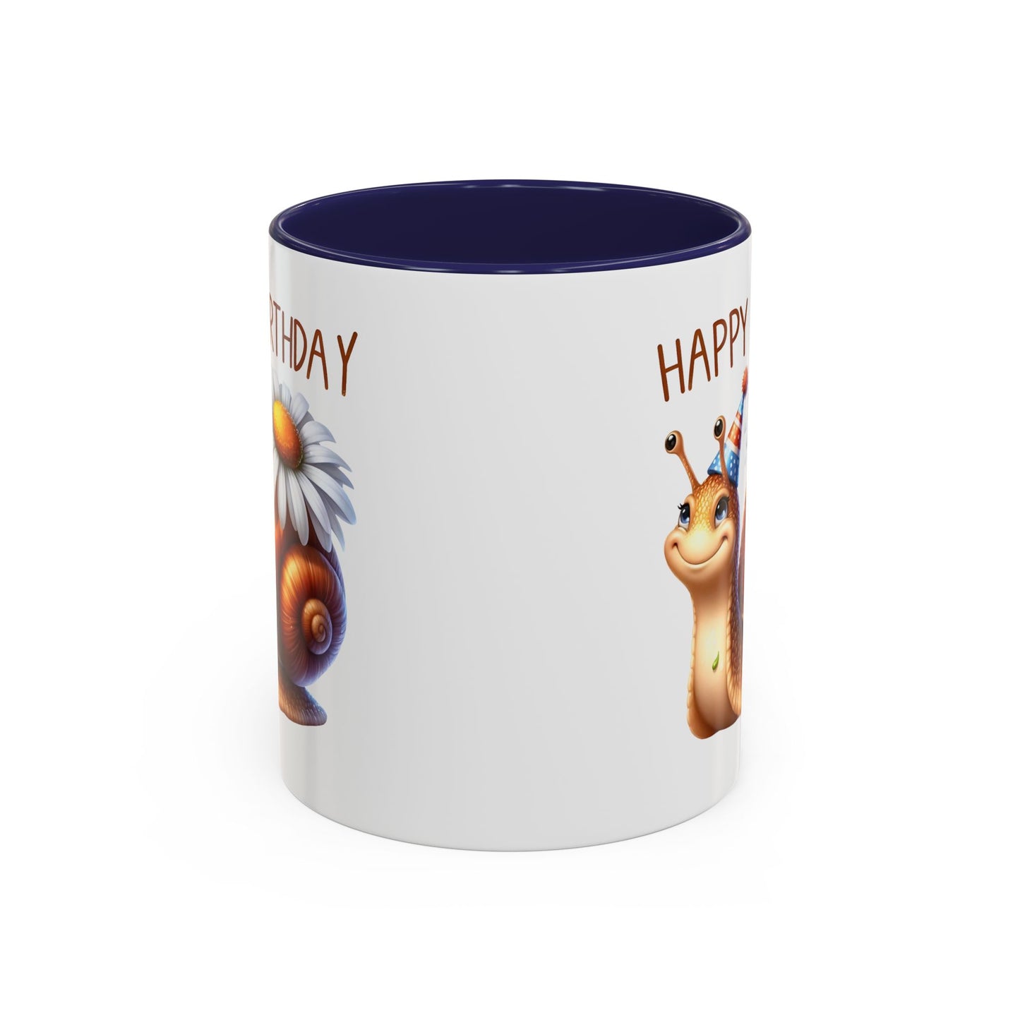 Birthday Mug - Snail Flower
