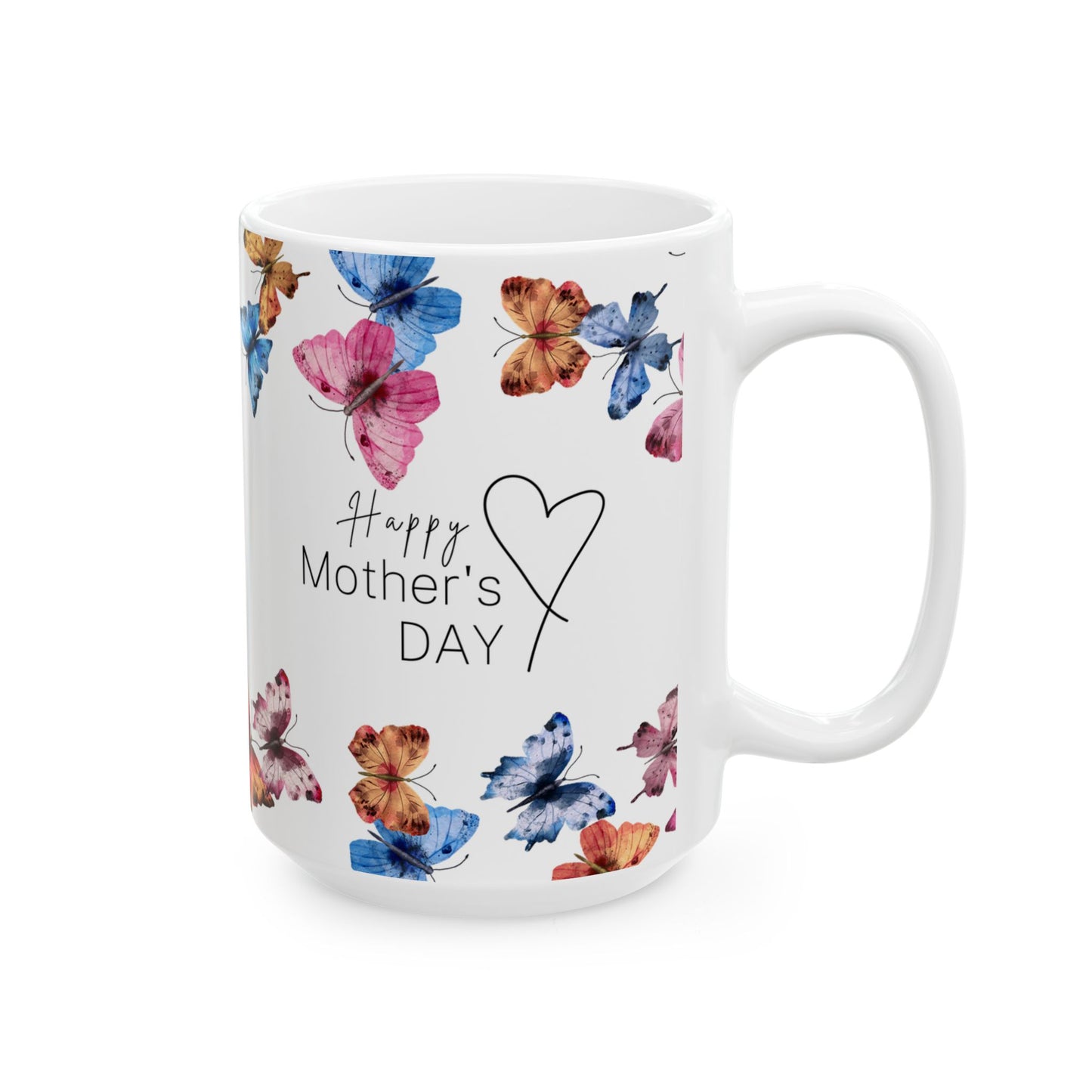 Mother's Day Mug - Happy Mother's Day Butterflies