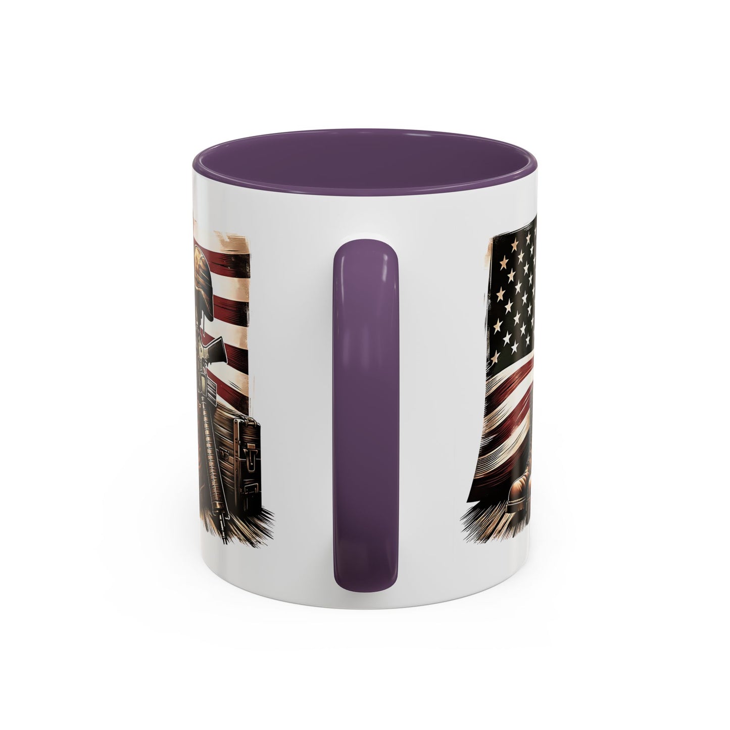 4th of July Mug - Fallen Soldier Boots Flag 3