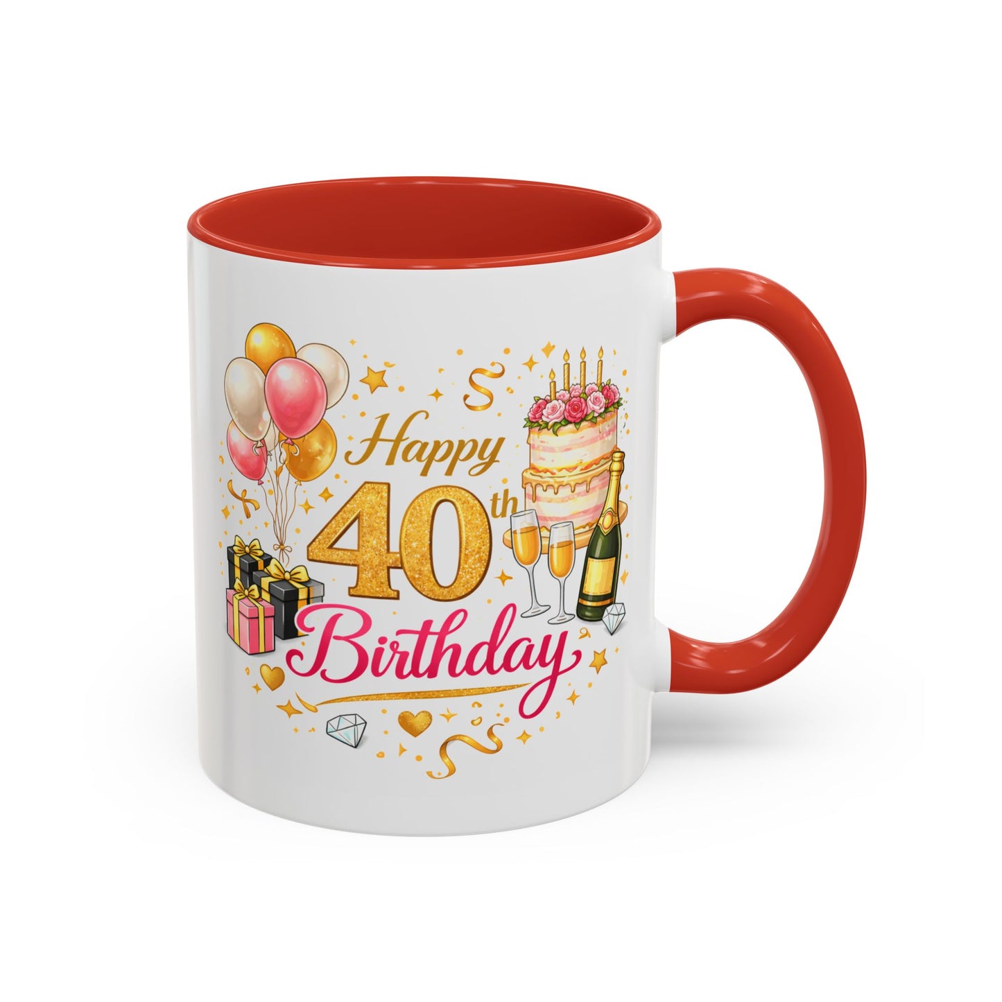 Birthday Mug - Happy 40th