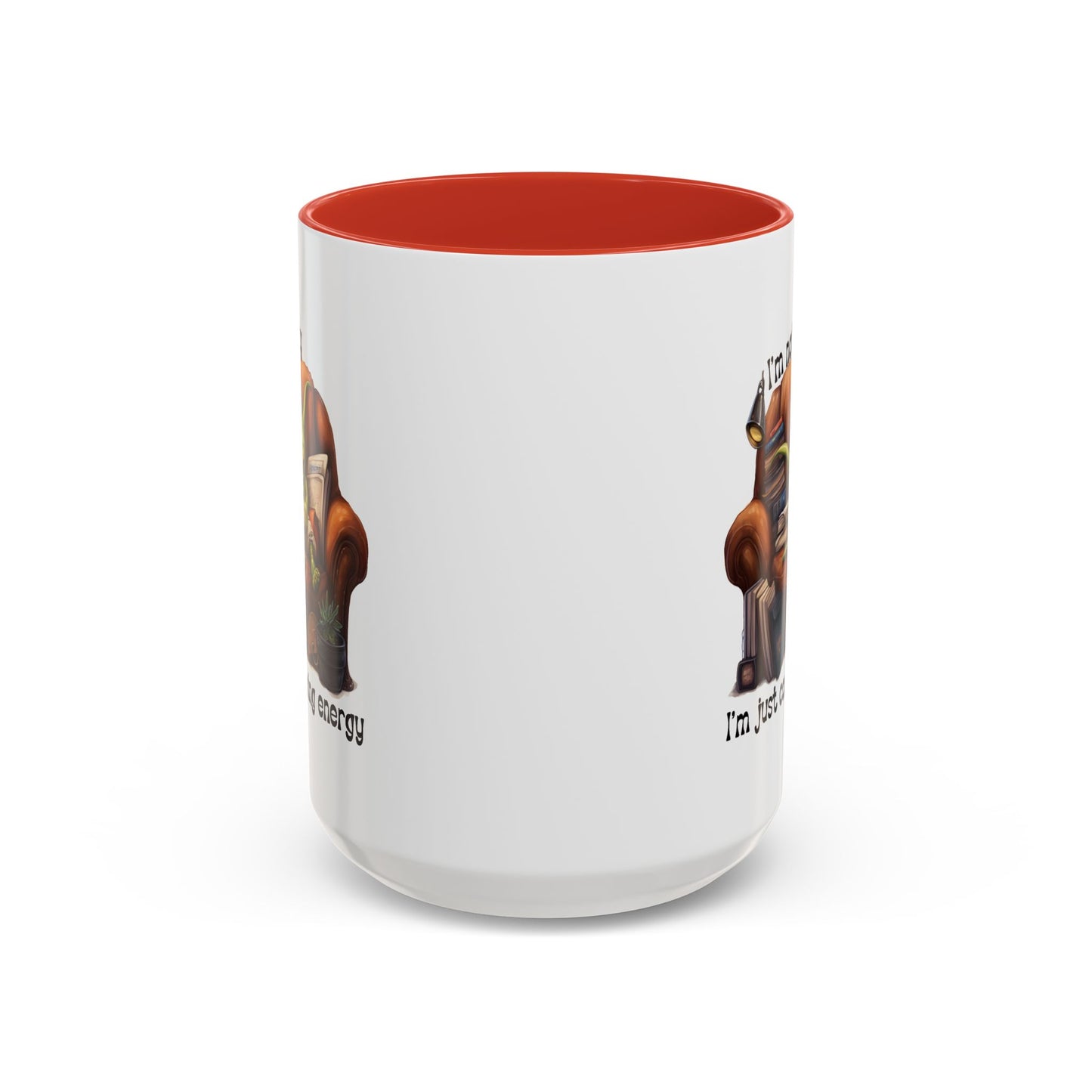 Humor mug - I'm Not Lazy I'm Just Conserving Energy Alien
